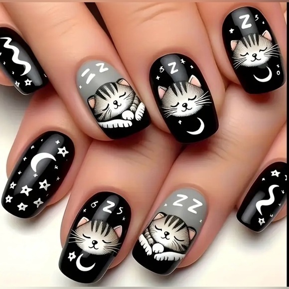 Other - Cat Fake Press On Nails NWT